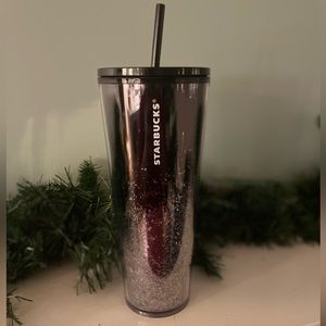2019 Holiday Edition Black and Silver Glitter Starbucks Cup
